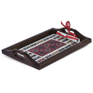 TRAY WITH PIROT PATTERN