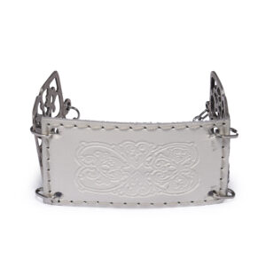 LEATHER BRACELET WITH TWO ELEMENTS