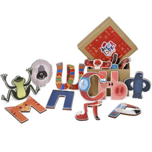 WOODEN CYRILLIC ALPHABET SET