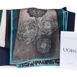 SILK SCARF “PRESENCE”