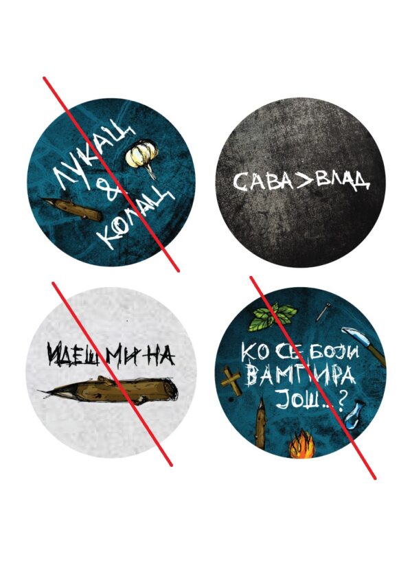 Anti-vampire badge